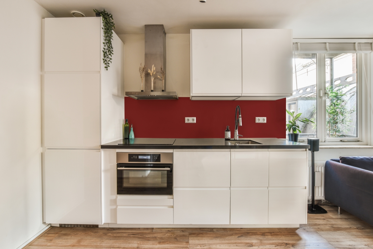 Küchenrückwand Hartschaumplatte Einfarbig Ziegelrot