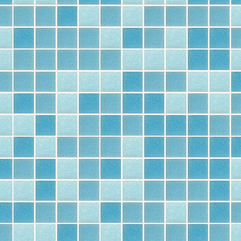 Küchenrückwand Aluverbund Blaue Mosaik