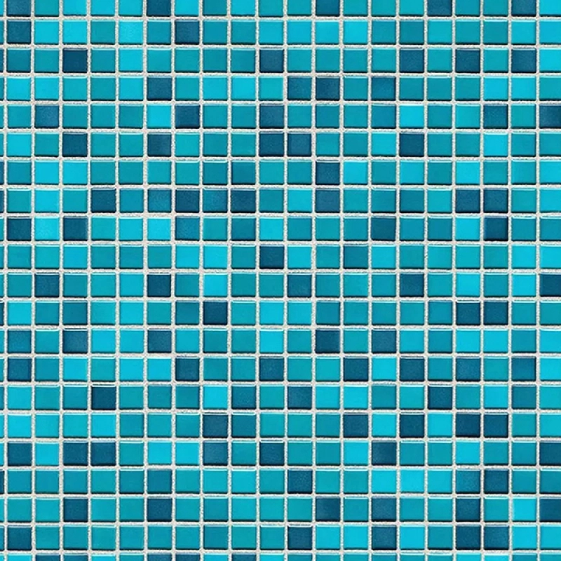 Küchenrückwand Hartschaumplatte Keramik Mosaik Blau