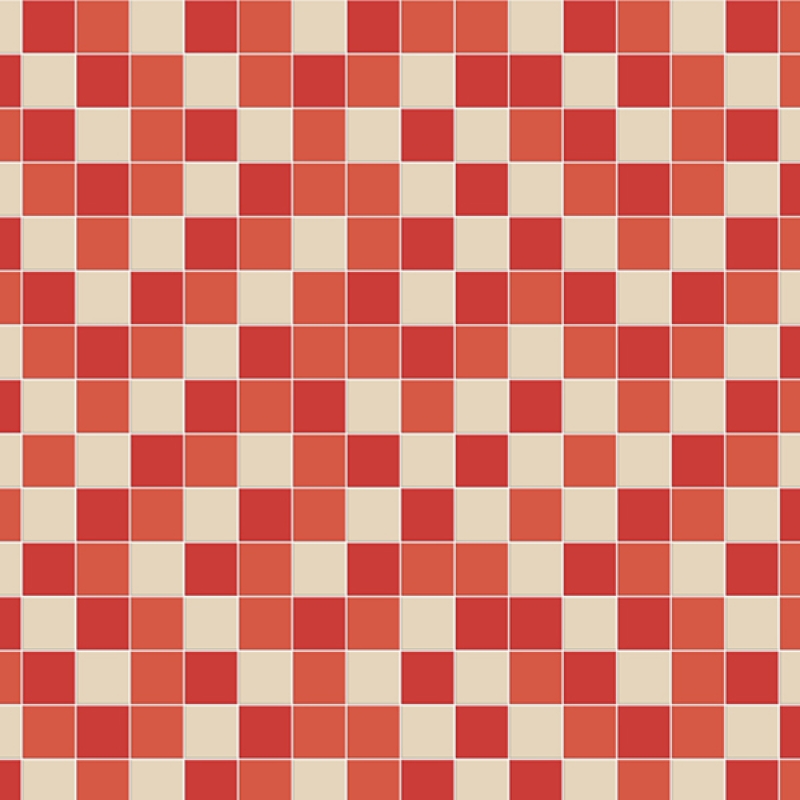 Küchenrückwand Aluverbund Mosaik Rot Beige