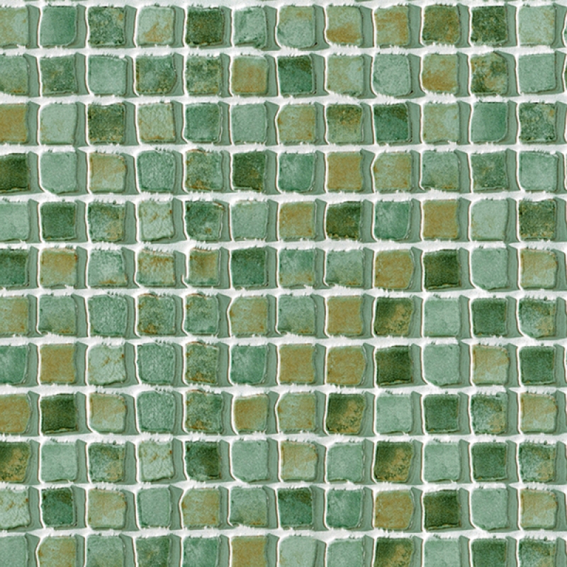 Küchenrückwand Aluverbund Renaissance Mosaik Grün