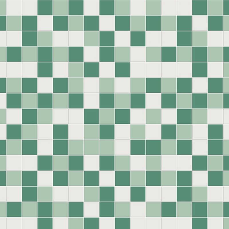 Küchenrückwand Hartschaumplatte Grün Mosaik Optik