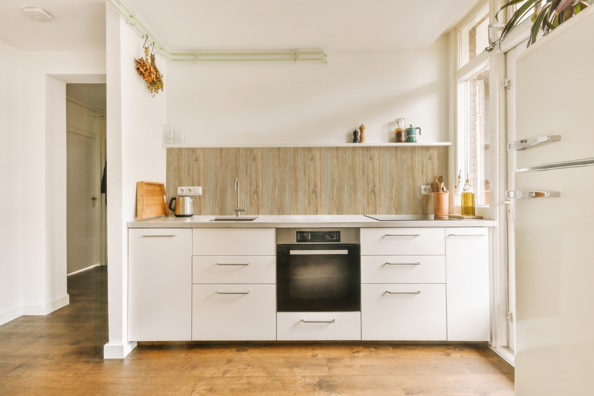 Küchenrückwand Folie Massivholz Golbraun