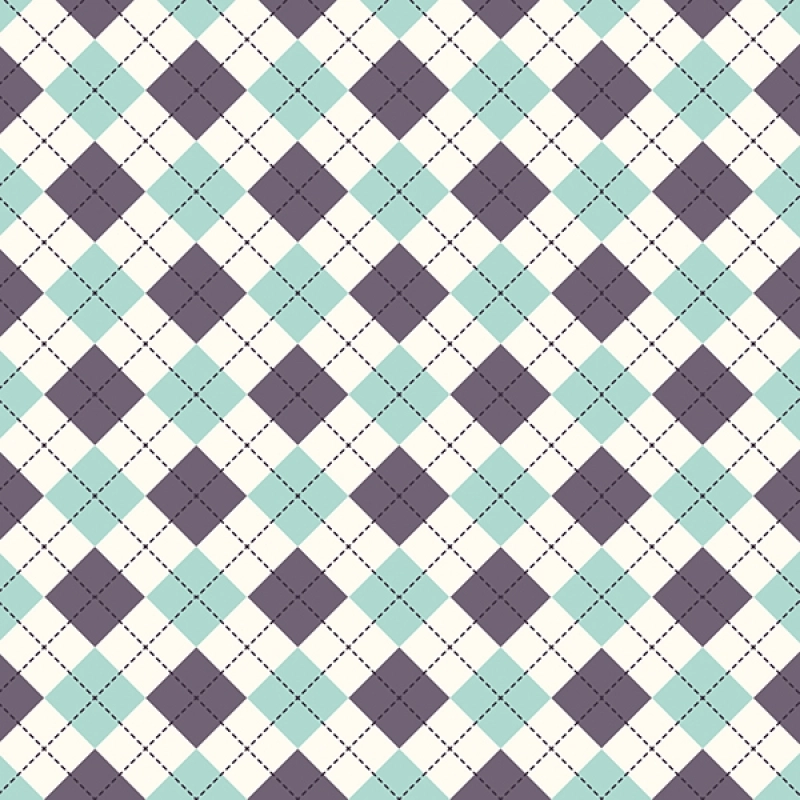 Küchenrückwand Hartschaumplatte Tartan Muster