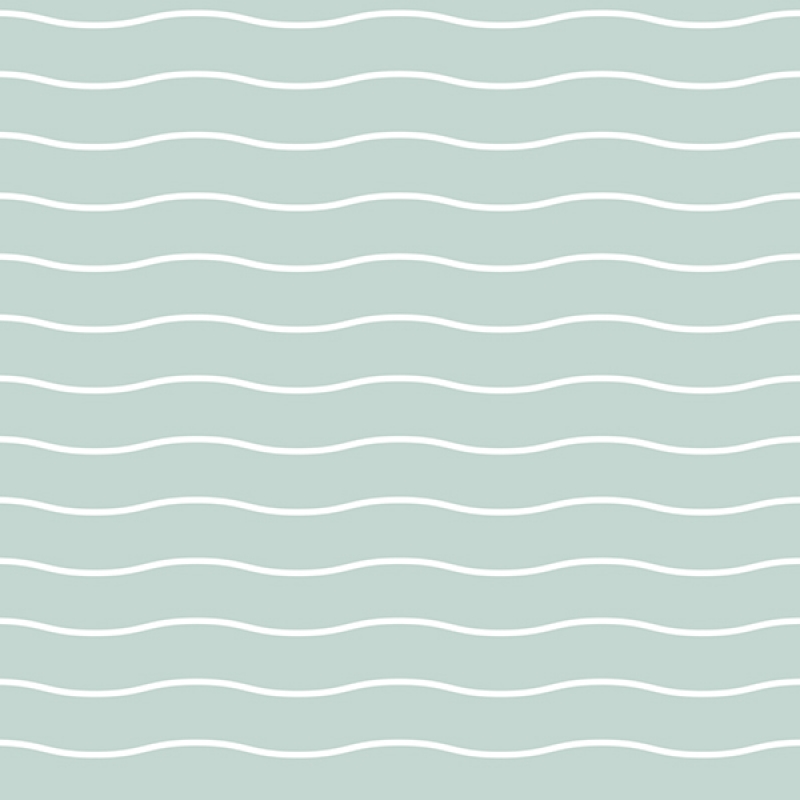 Küchenrückwand Folie Wellenlinien Mintgrau