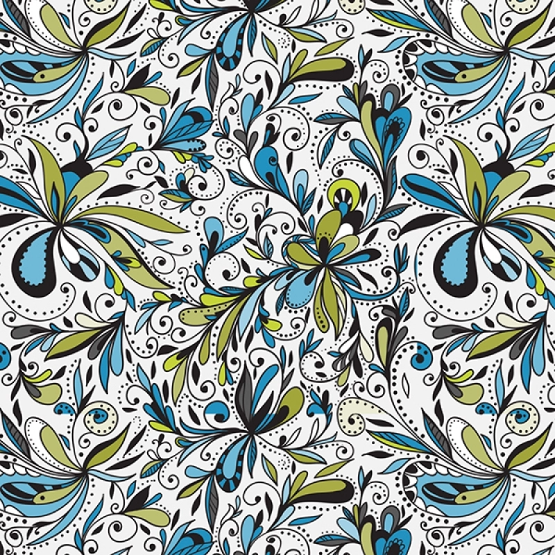 Küchenrückwand Hartschaumplatte Doodle Blume