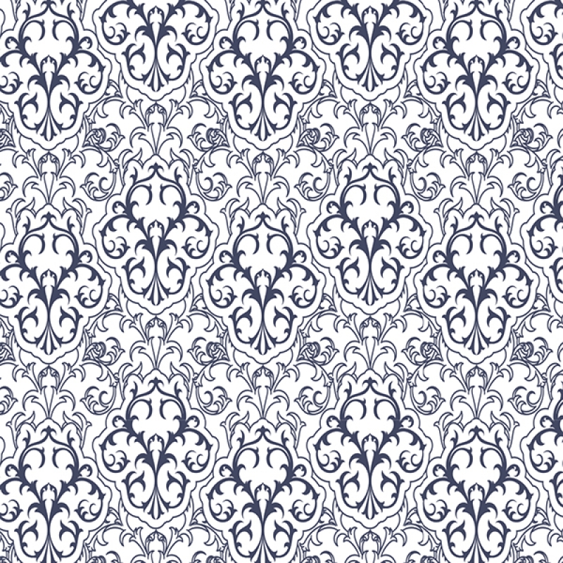 Küchenrückwand Acrylglas Damast Ornament