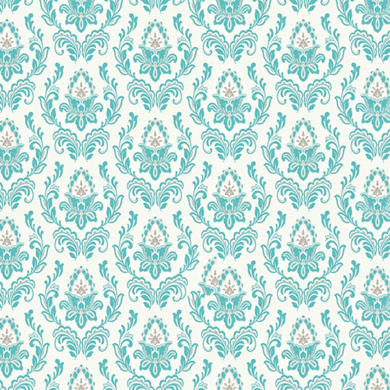 Küchenrückwand Aluverbund Mint Damast Muster