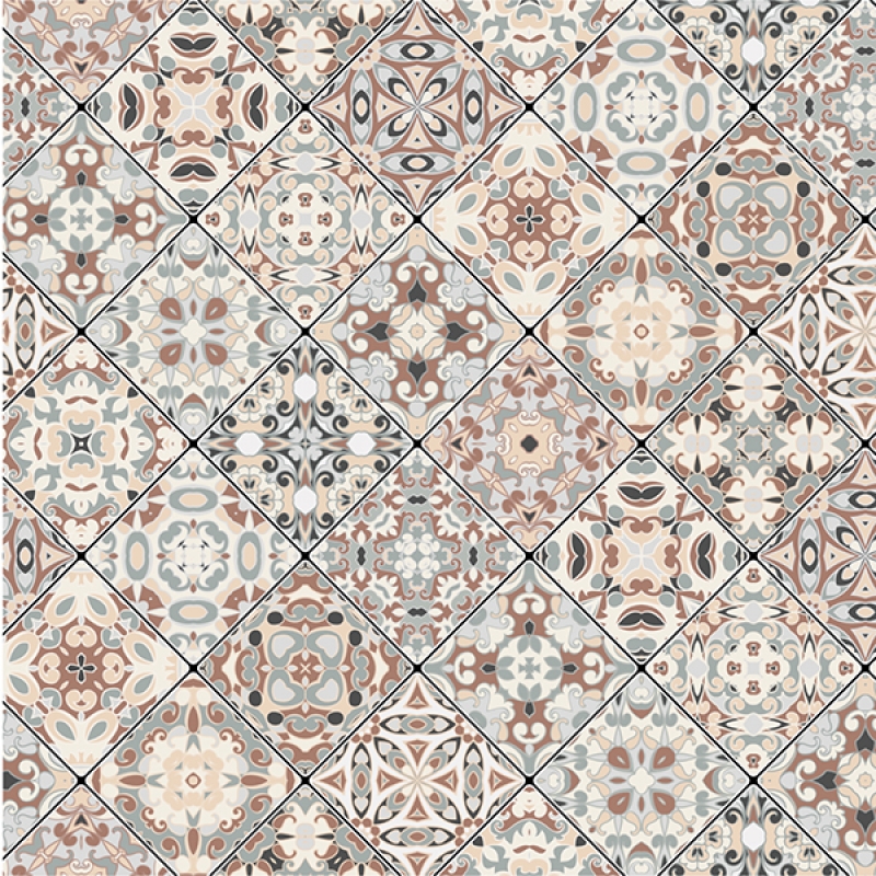 Küchenrückwand Folie Arabian Mosaik Fliesen
