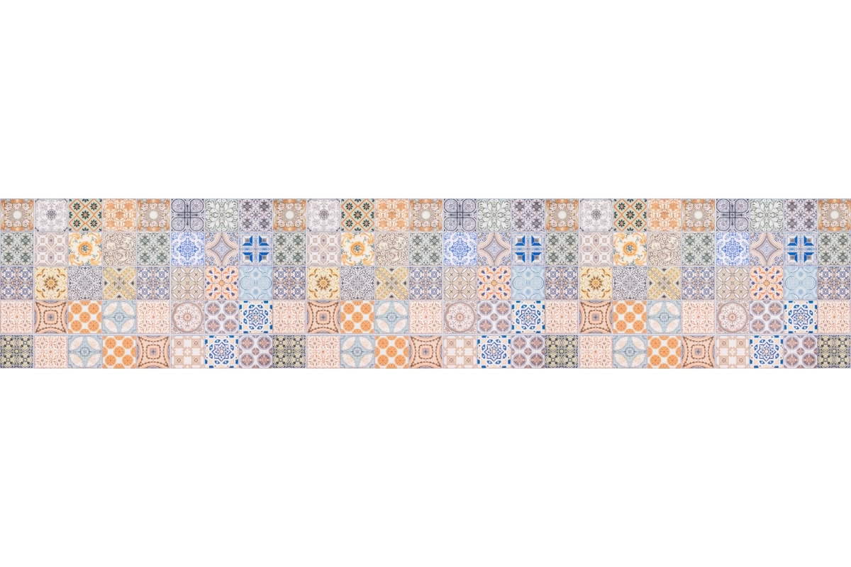 Küchenrückwand Folie Orient Fliesen Patchwork