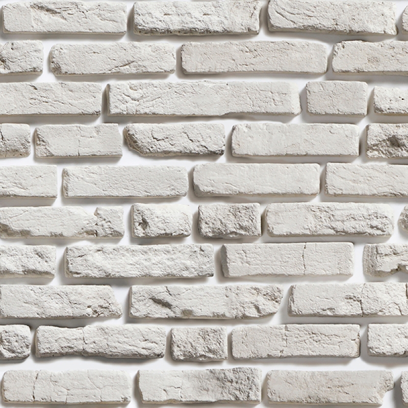 Küchenrückwand Hartschaumplatte Weiße Backstein Optik