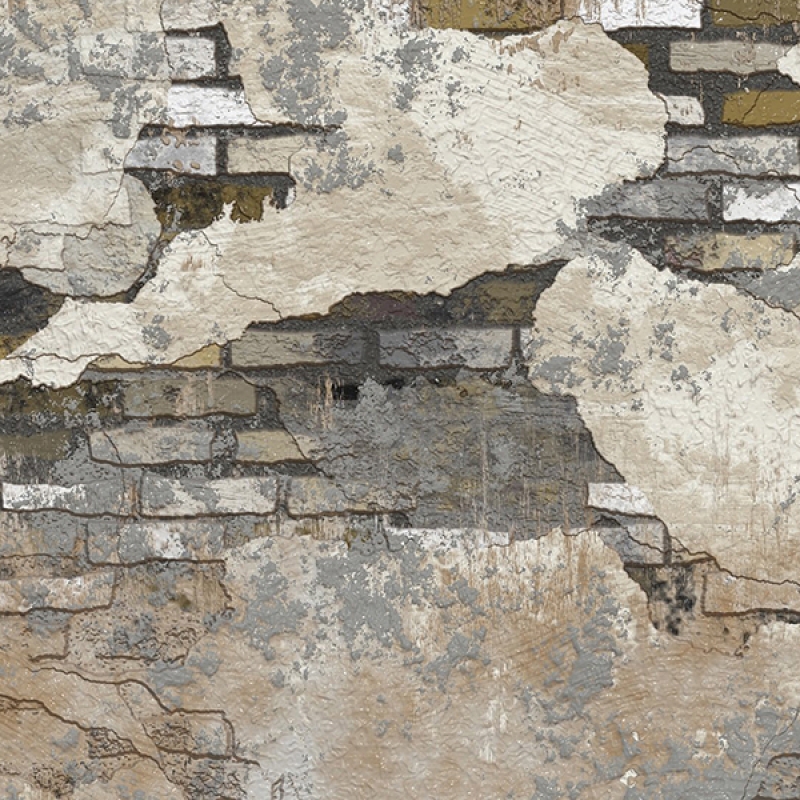 Küchenrückwand Acrylglas Trümmer Steinwand