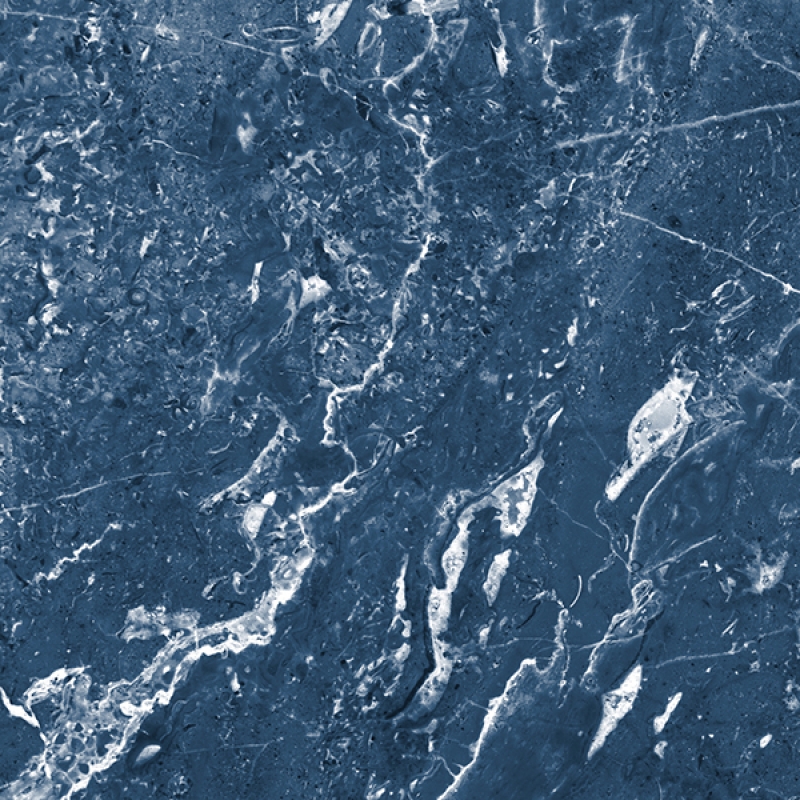 Küchenrückwand Folie Blau Marmor Stein Optik