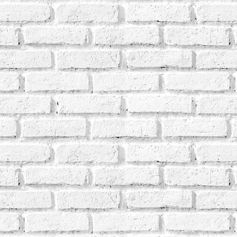 Küchenrückwand Acrylglas Klinkerriemchen Schneeweiß