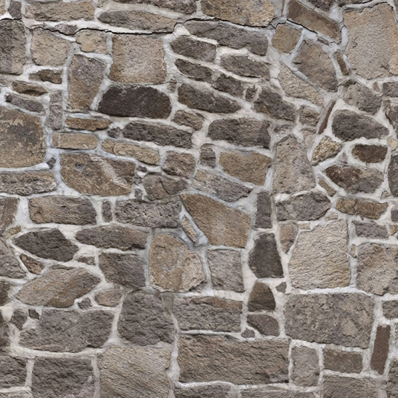 Küchenrückwand Aluverbund Burgsteinmauer Optik