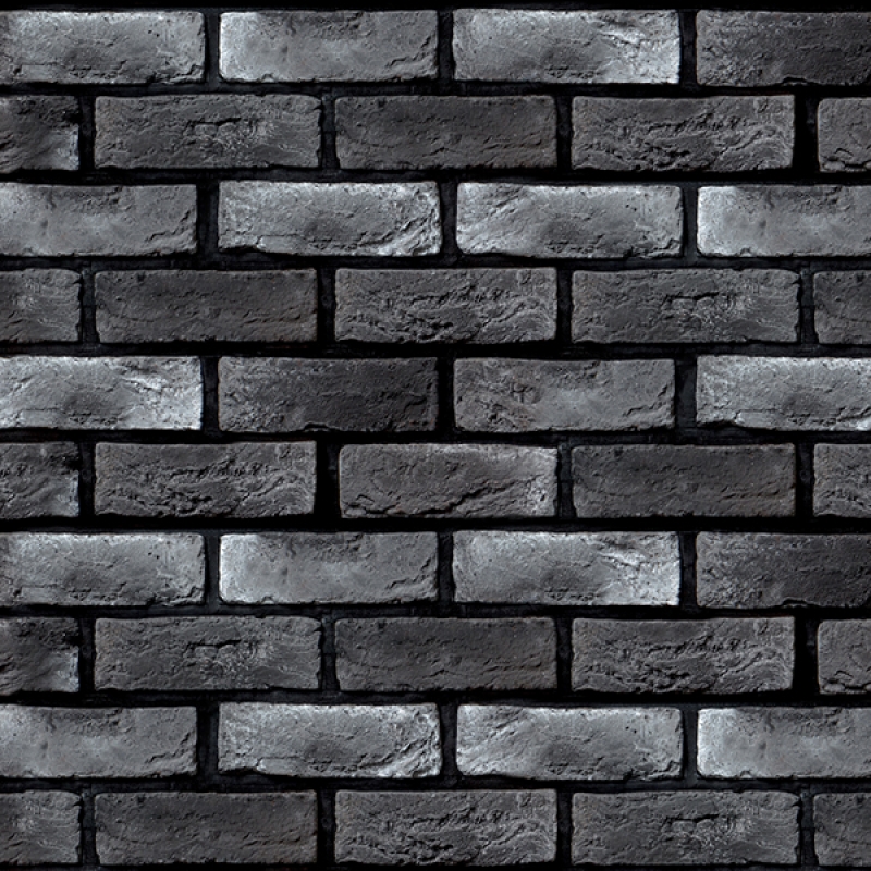 Küchenrückwand Acrylglas Anthrazit Backstein