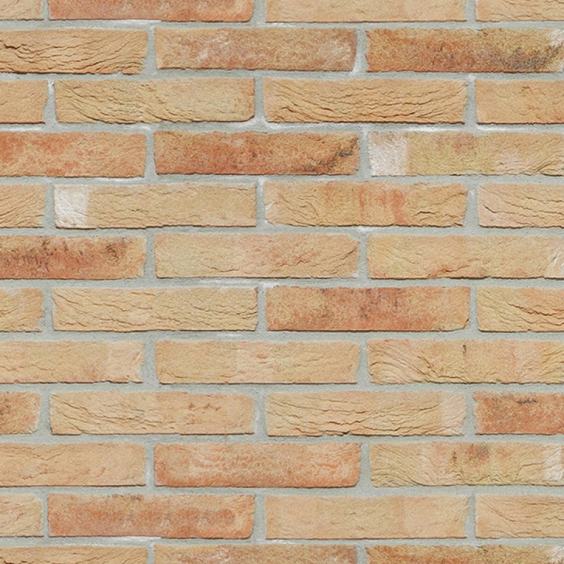 Küchenrückwand Acrylglas Klinkerriemchen Sandgelb