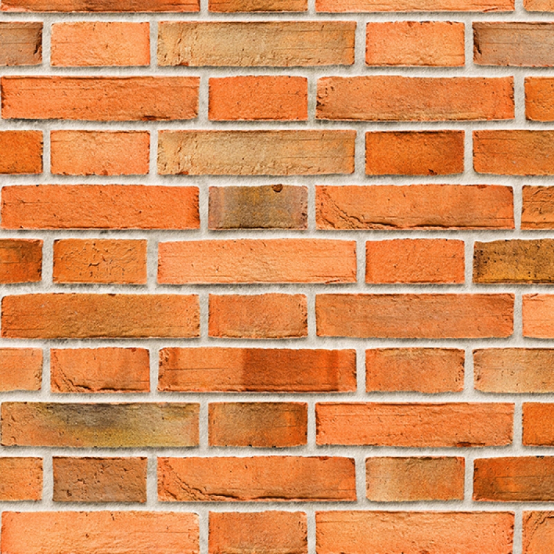 Küchenrückwand Acrylglas Klinkerriemchen Kupfer