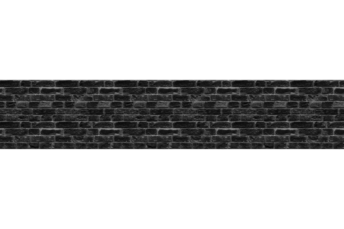 Küchenrückwand Acrylglas Loft Steine Schwarz