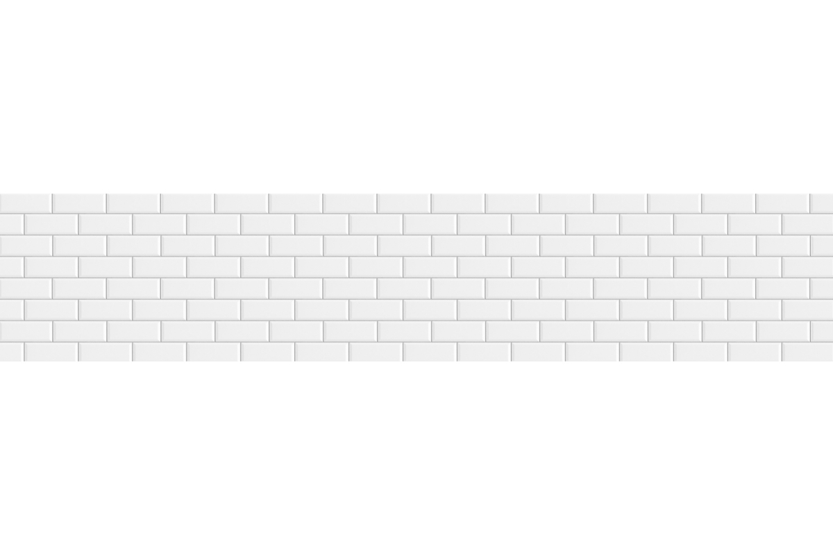 Küchenrückwand Acrylglas Weiße Metrofliesen Optik