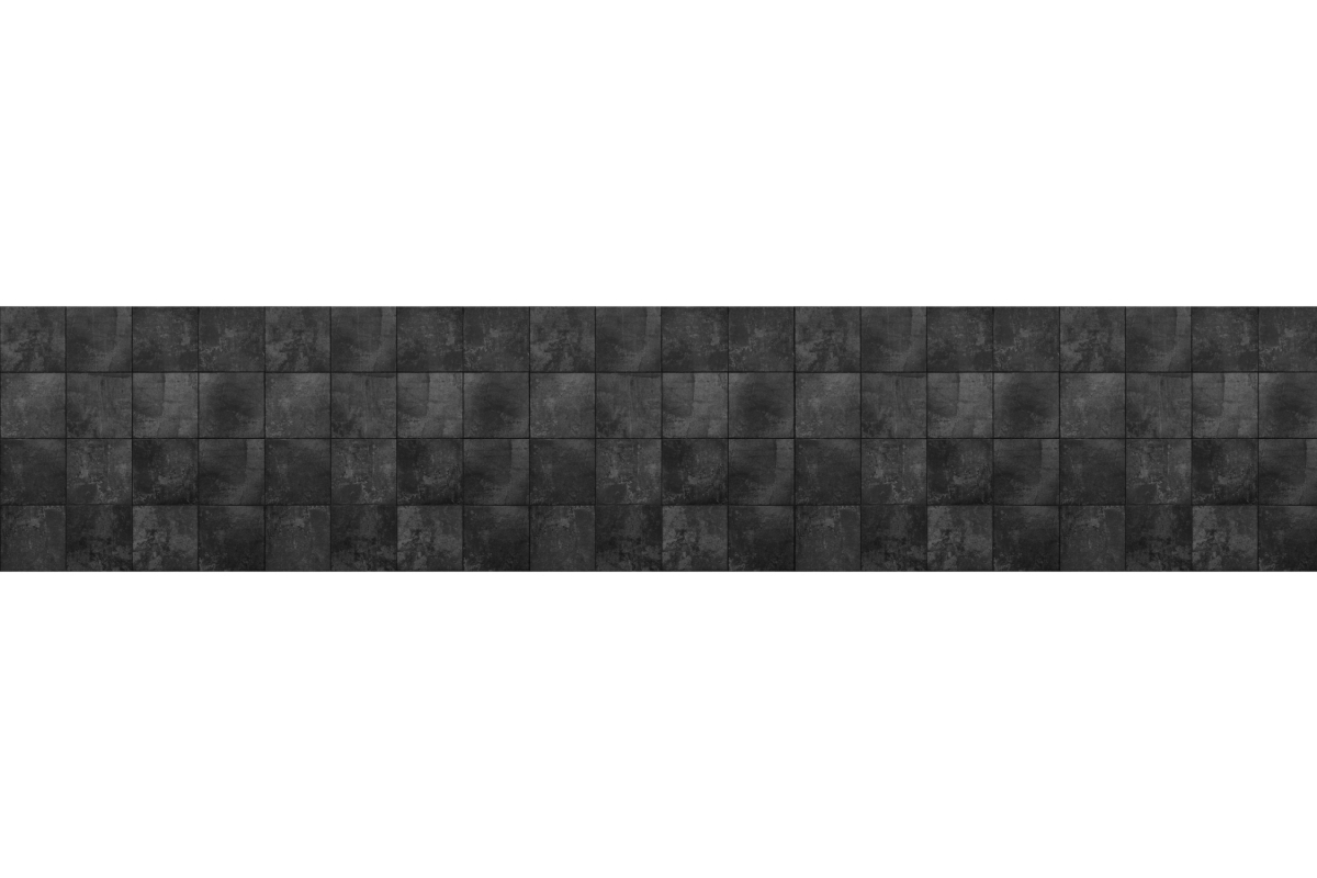 Küchenrückwand Hartschaumplatte Anthrazit Betonfliesen