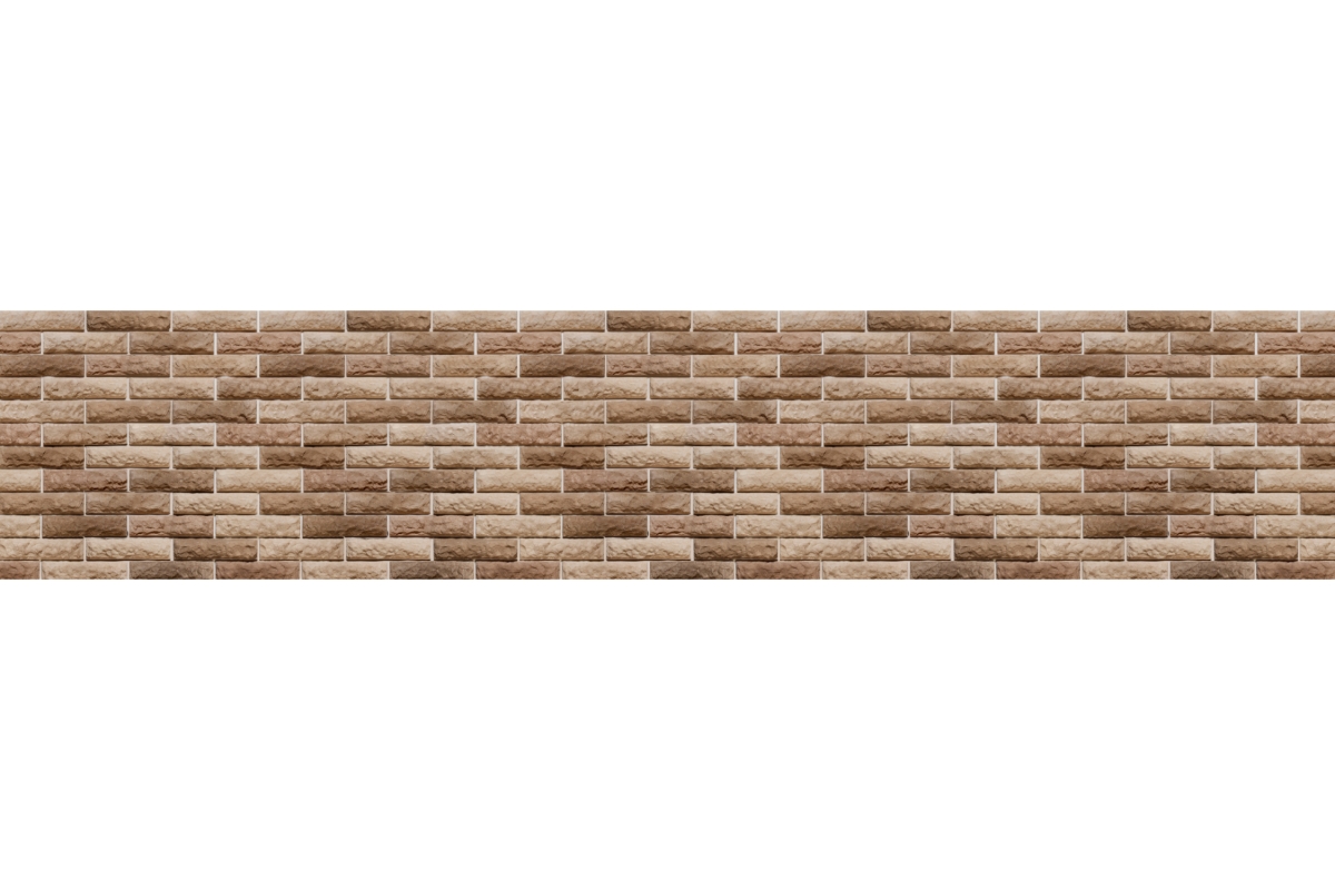 Küchenrückwand Acrylglas Steinwand Loft Optik Braun