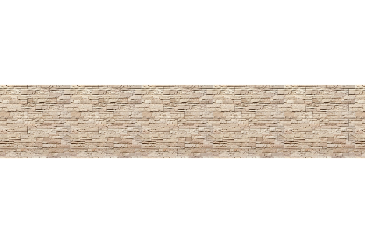 Küchenrückwand Hartschaumplatte Moderne Steinwand Beige