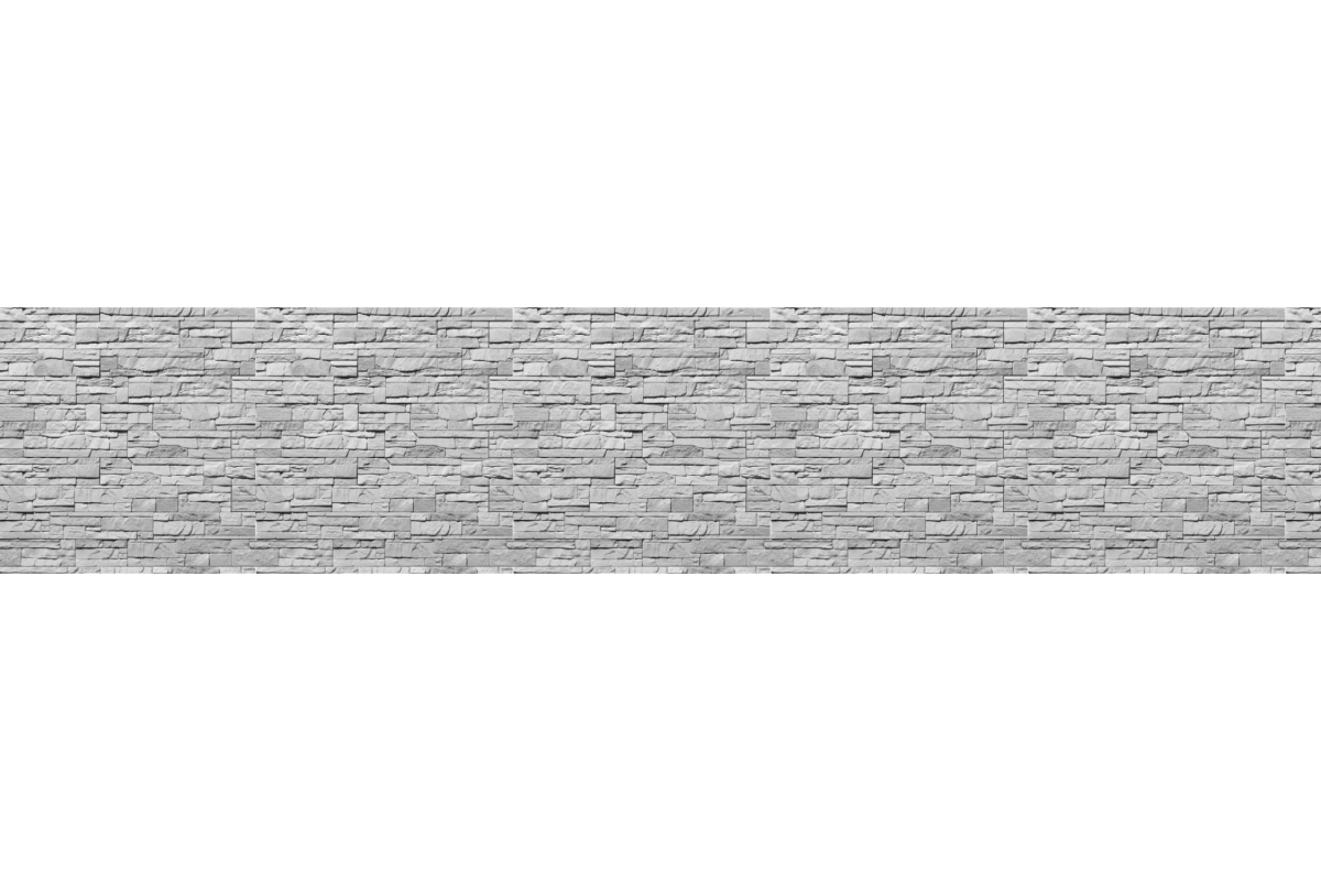 Küchenrückwand Hartschaumplatte Moderne Steinwand Grau