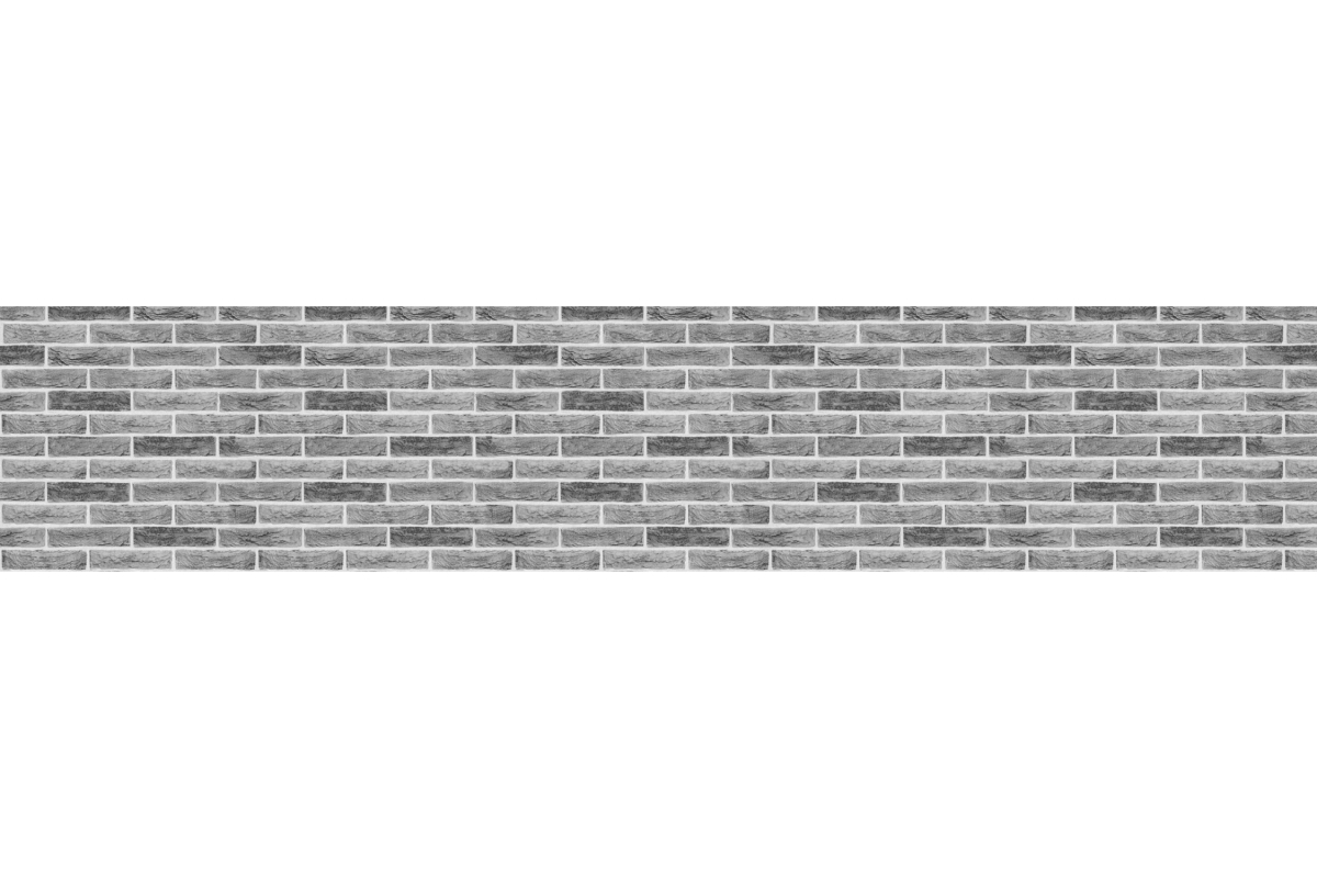 Küchenrückwand Acrylglas Backsteinoptik Grau