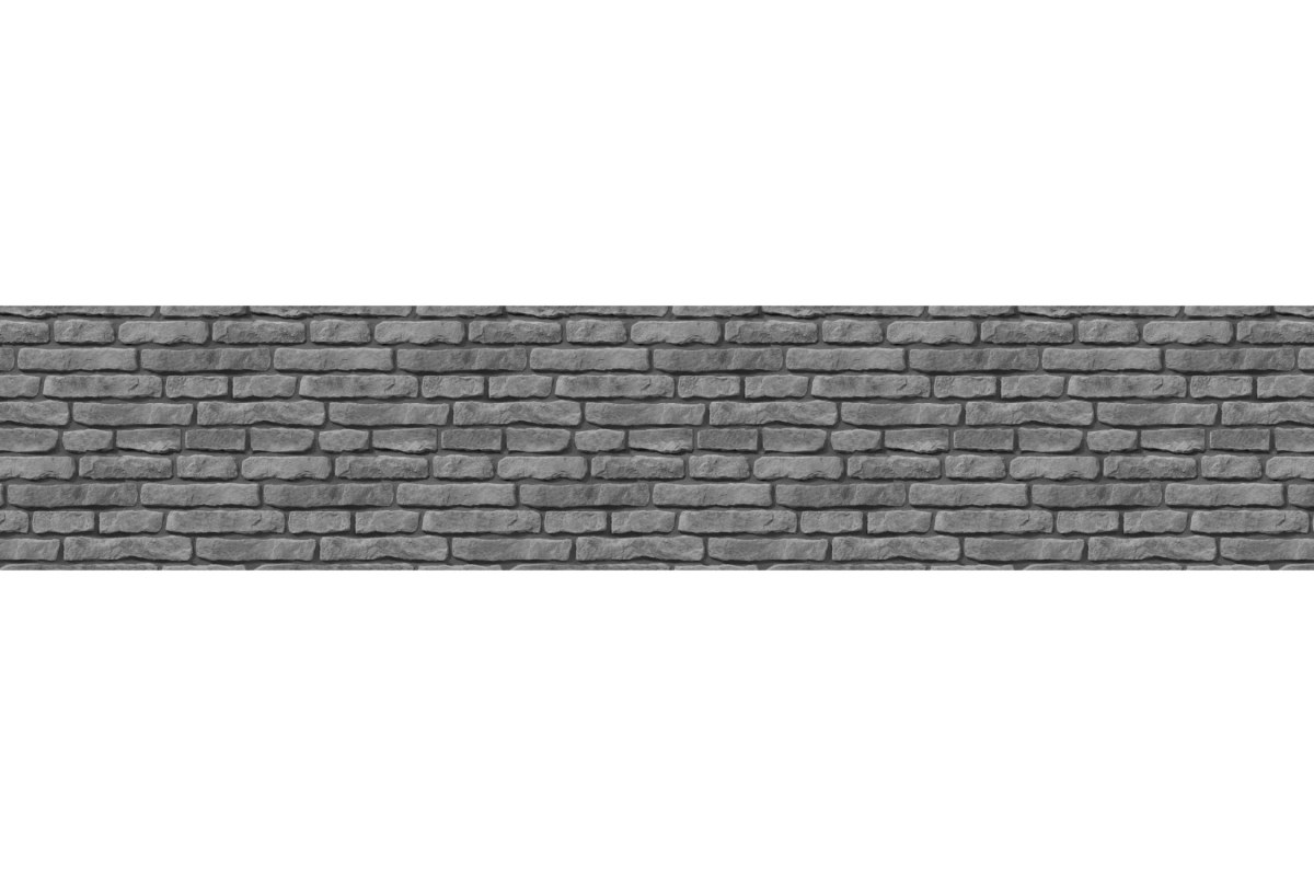 Küchenrückwand Acrylglas Ziegelsteine Grau