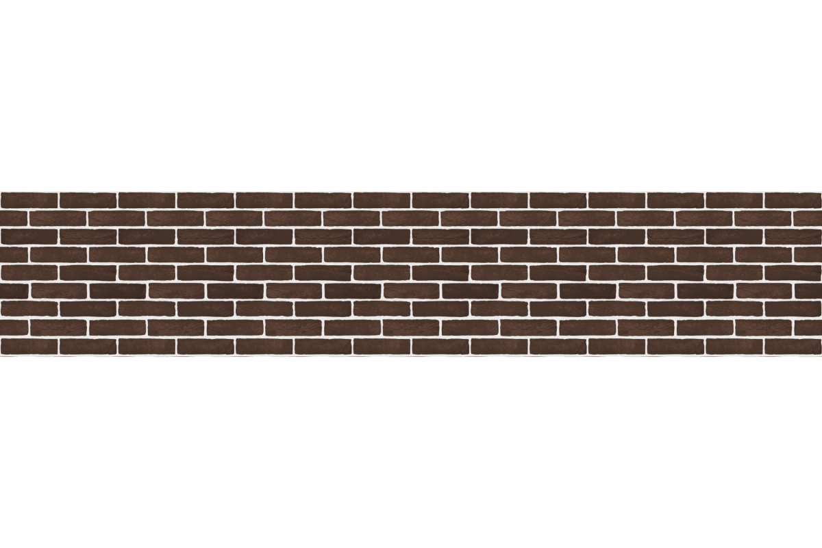 Küchenrückwand Acrylglas Klinkersteinwand Optik Braun