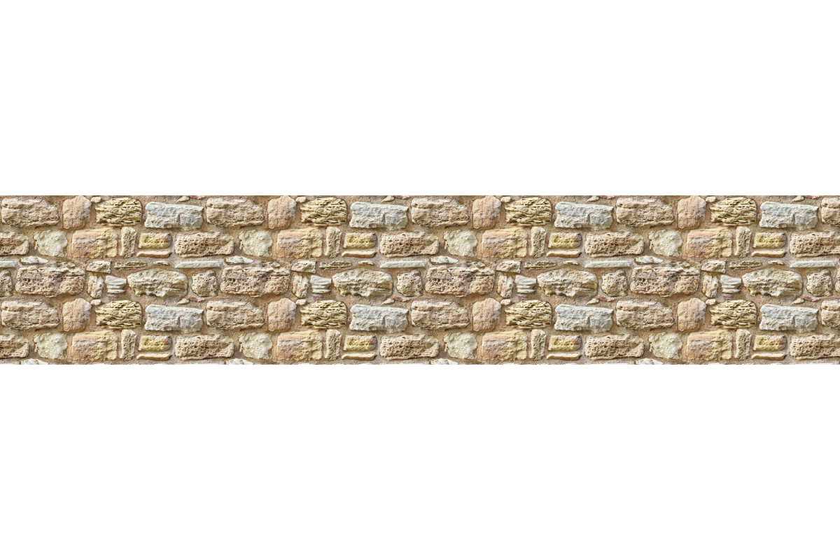 Küchenrückwand Acrylglas Römische Steinwand Optik