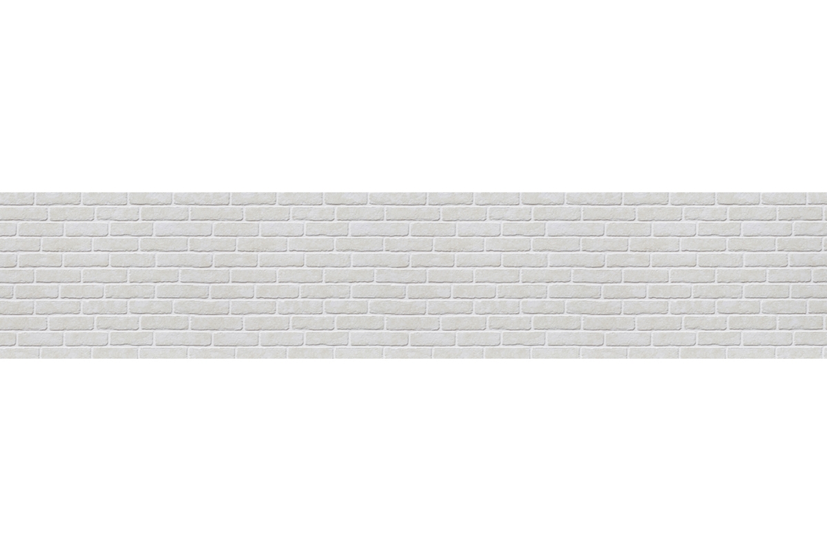 Küchenrückwand Acrylglas Backsteinriemchen Antikweiß