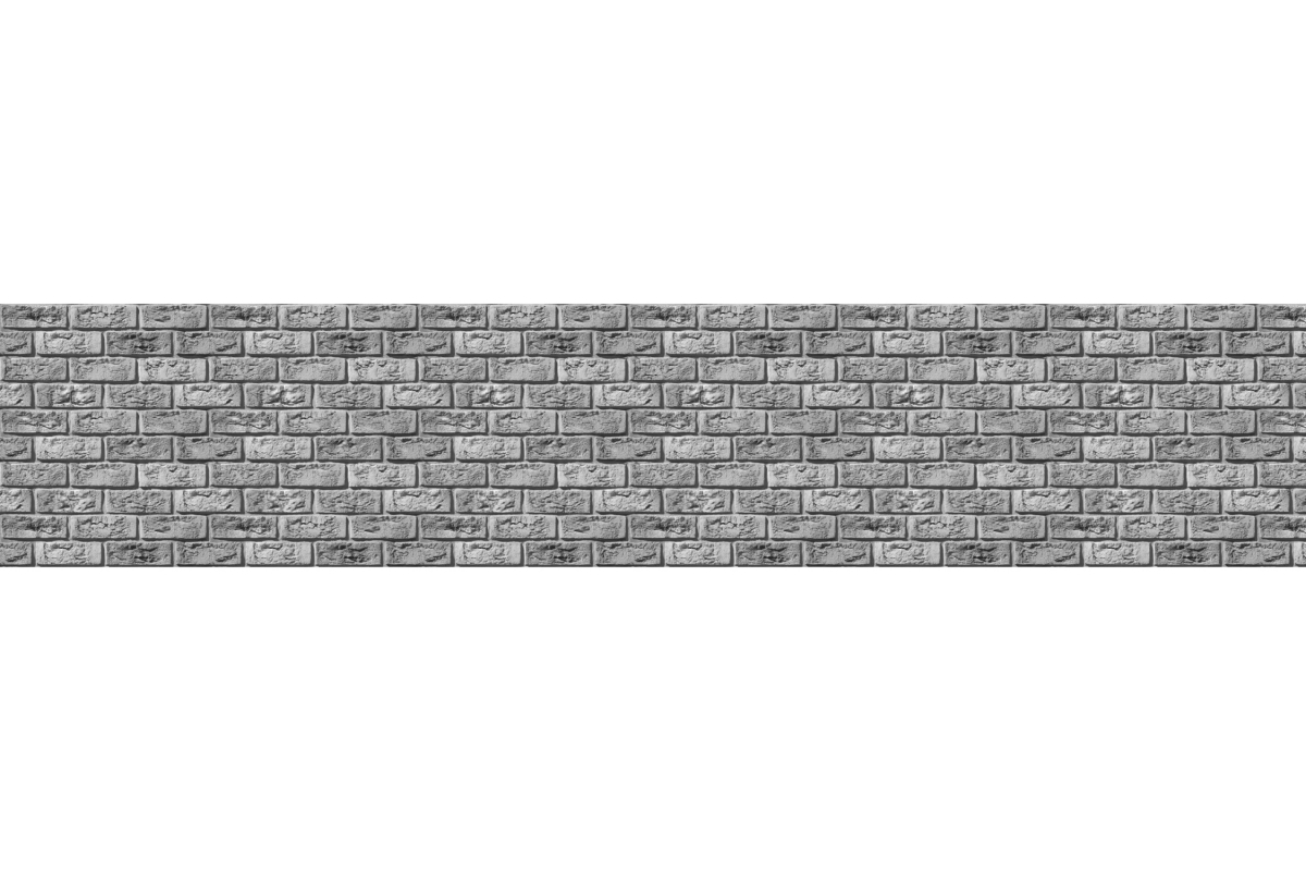 Küchenrückwand Acrylglas Riemchen Optik