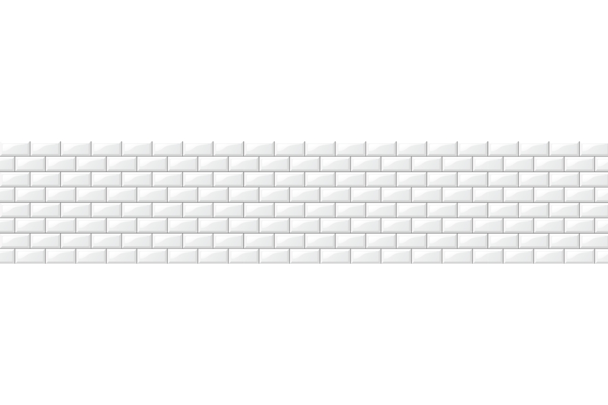 Küchenrückwand Acrylglas Metro Wandfliesen Weiß