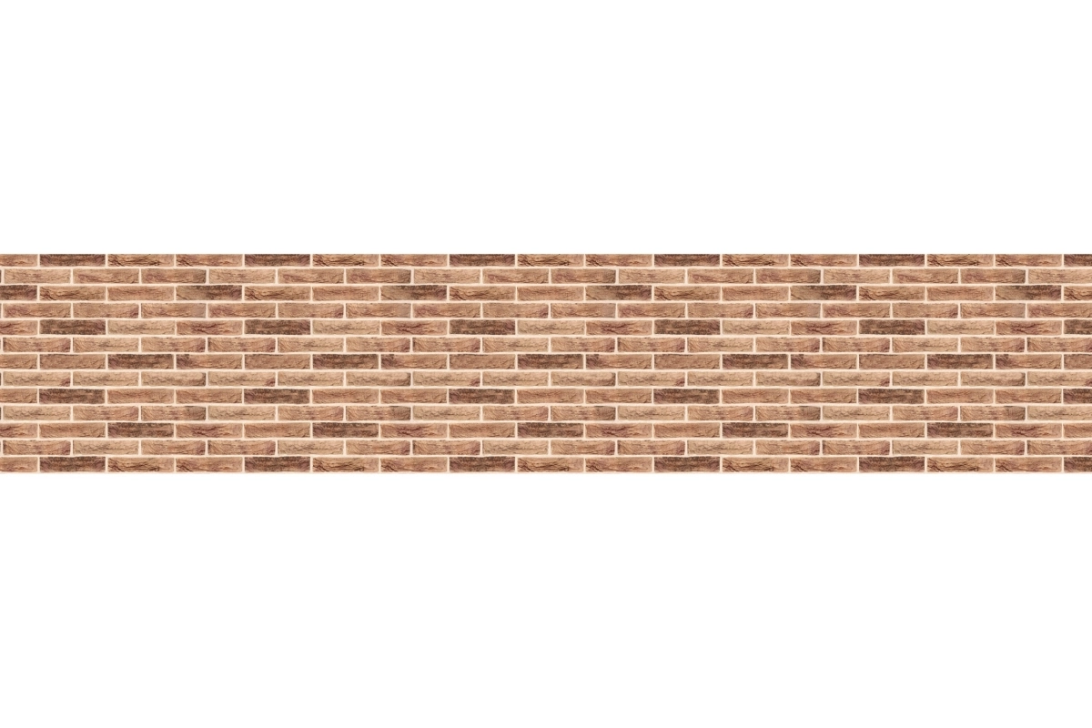 Küchenrückwand Aluverbund Backstein Retro