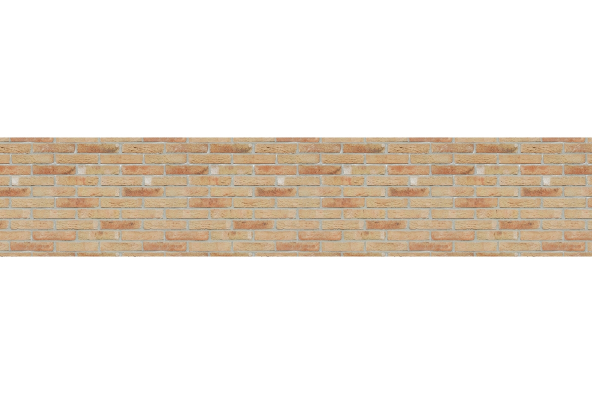 Küchenrückwand Acrylglas Klinkerriemchen Sandgelb