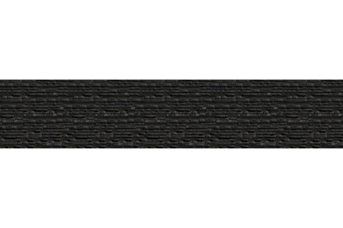 Küchenrückwand Acrylglas Schieferriemchen Anthrazit