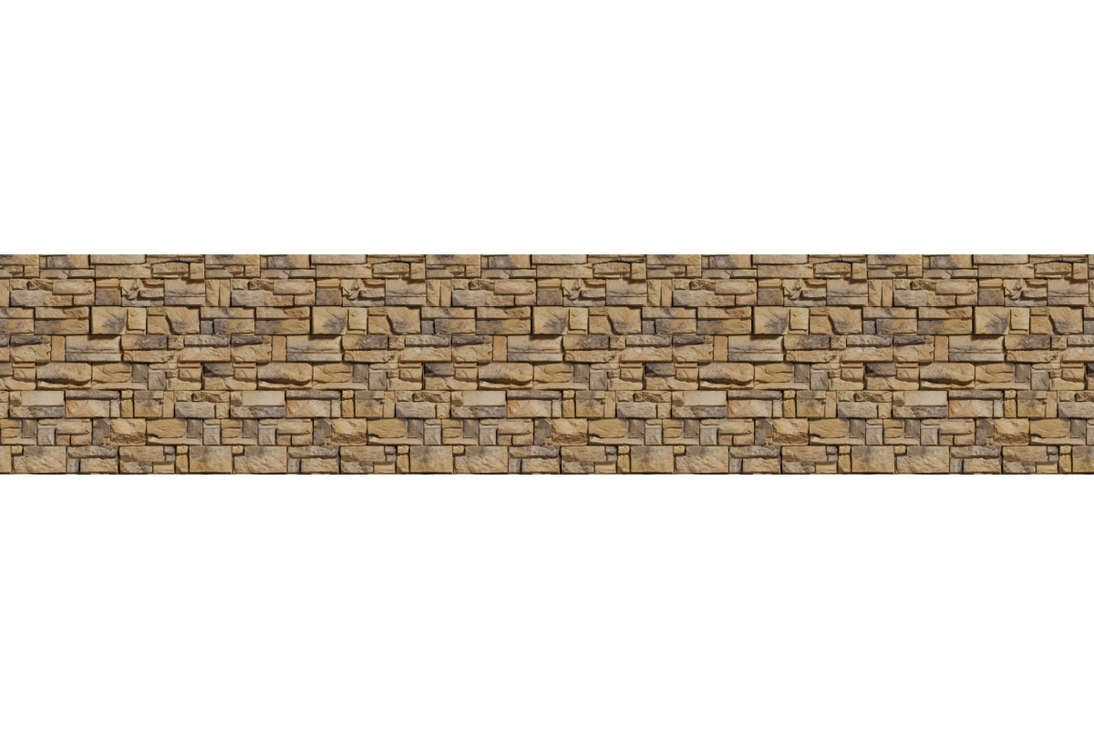 Küchenrückwand Aluverbund Burgsteinwand