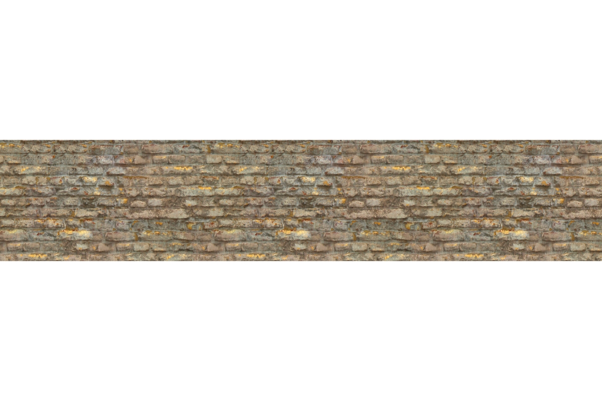 Küchenrückwand Hartschaumplatte Verwitterte Backsteinwand