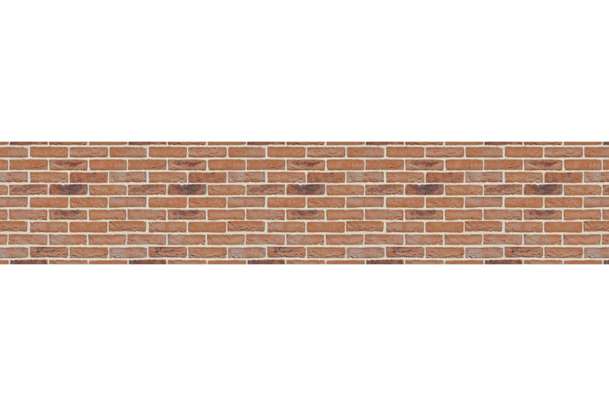 Küchenrückwand Hartschaumplatte Backsteinriemchen Kupferrot