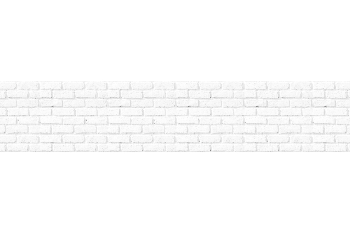 Küchenrückwand Acrylglas Backsteinriemchen Weiß