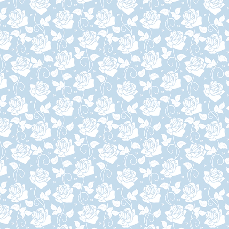 Küchenrückwand Rosen Babyblau