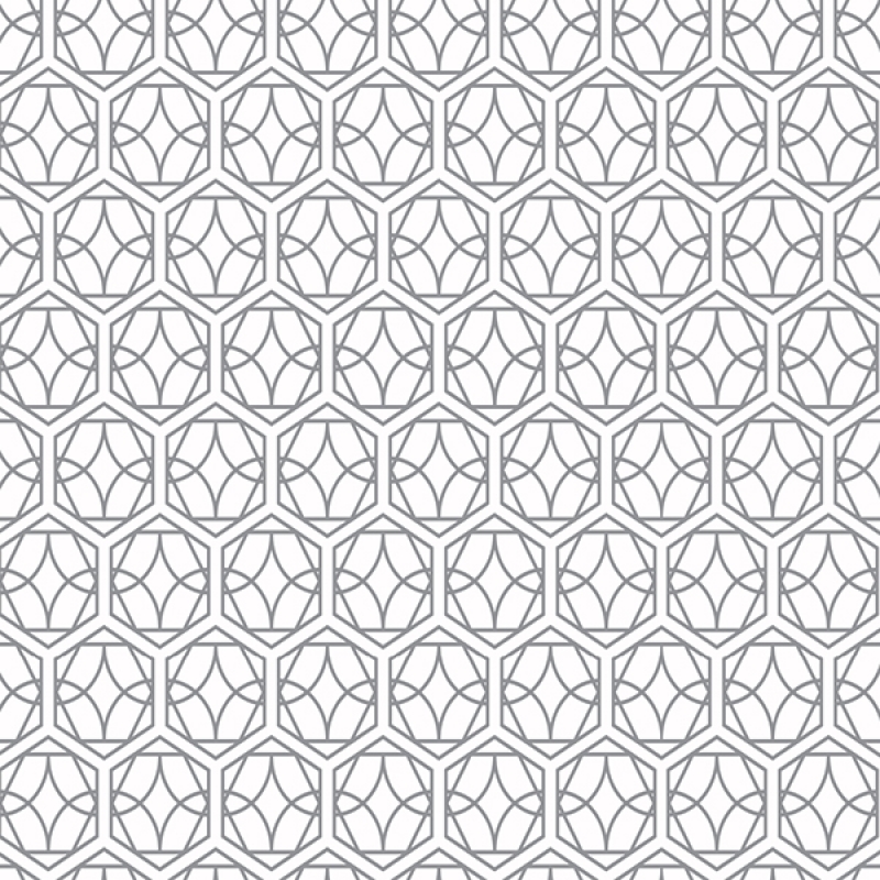 Küchenrückwand Hexagon Ornament