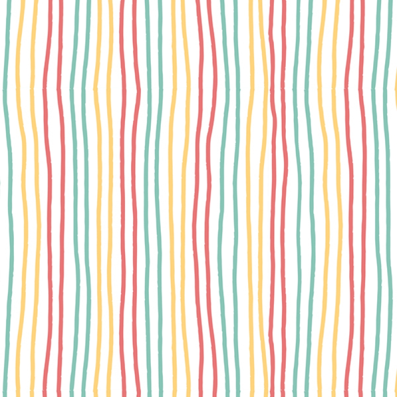 Küchenrückwand Bunte Wellenlinien