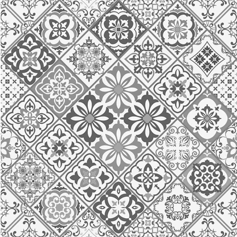 Küchenrückwand Acrylglas Ornament Patchwork
