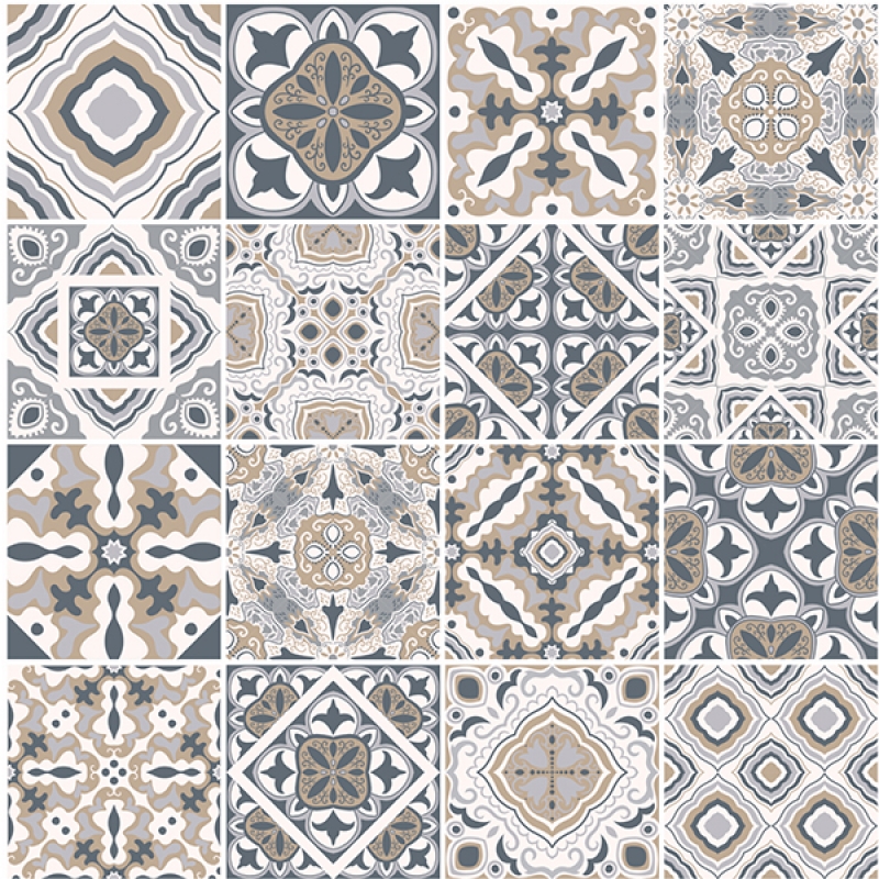 Küchenrückwand Antike Patchwork