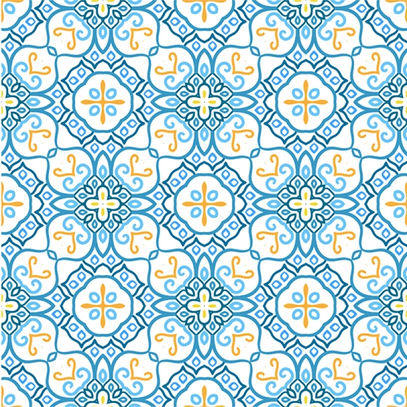 Küchenrückwand Acrylglas Antique Patchwork