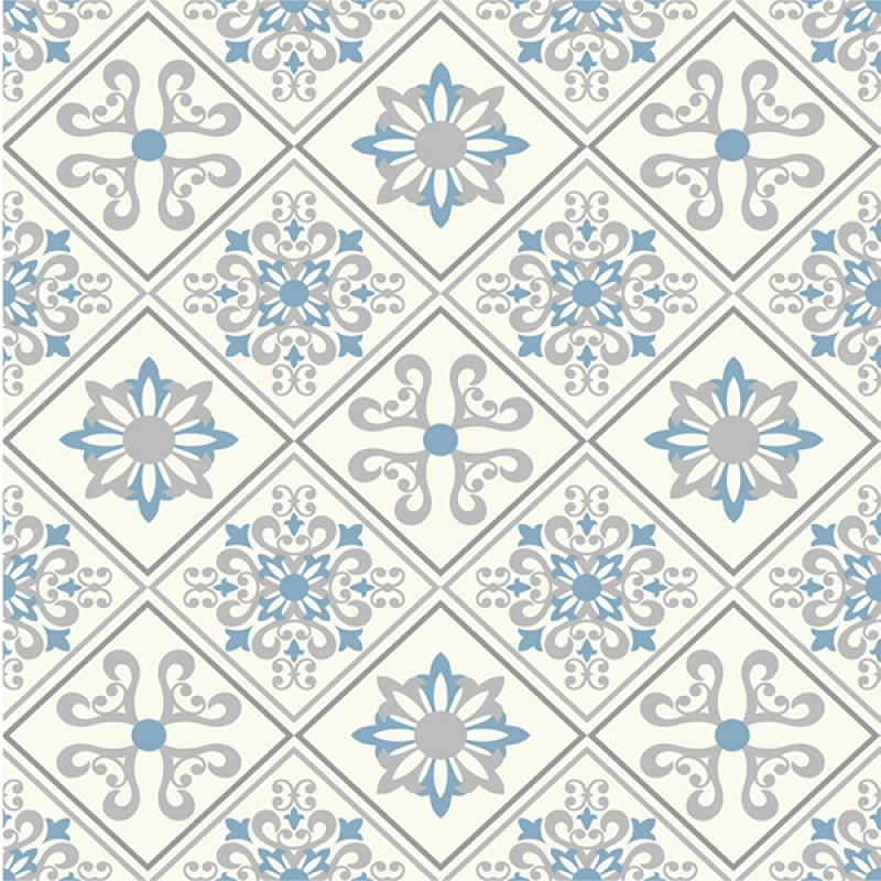 Küchenrückwand Acrylglas Floral Patchwork