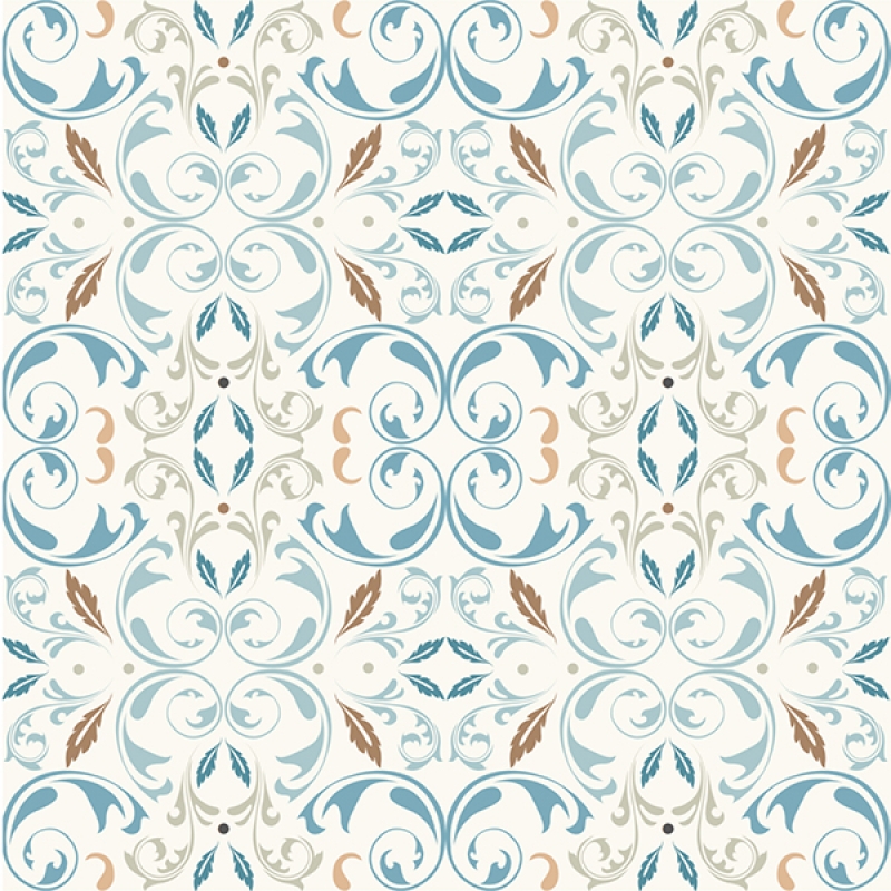 Küchenrückwand Acrylglas Florale Verzierung